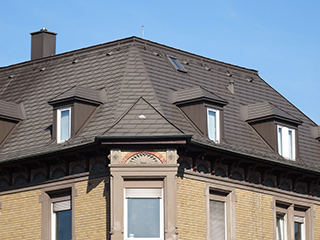 Prefa-Dachplatten braun Schwäbisch Gmünd